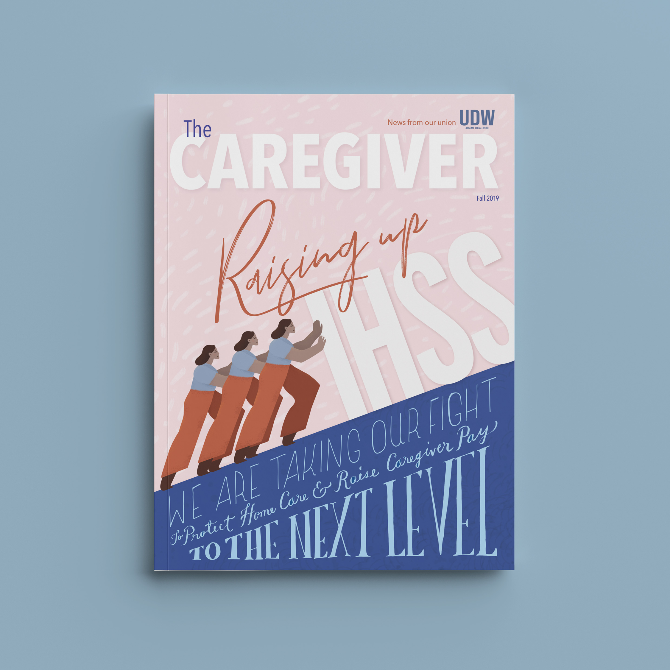 A magazine titled 