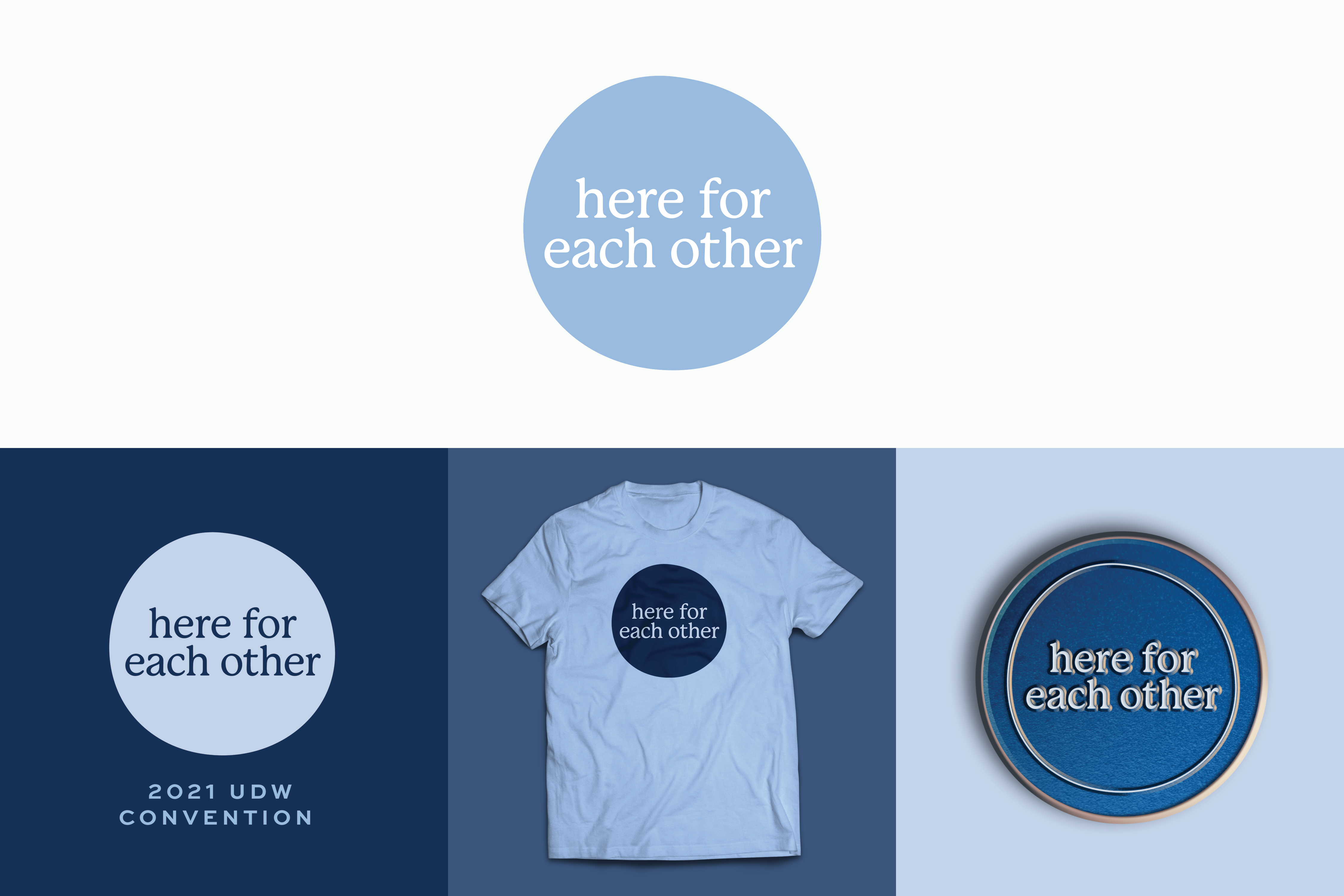 The top of the image contains a logo consisting of a light blue circle with type reading 